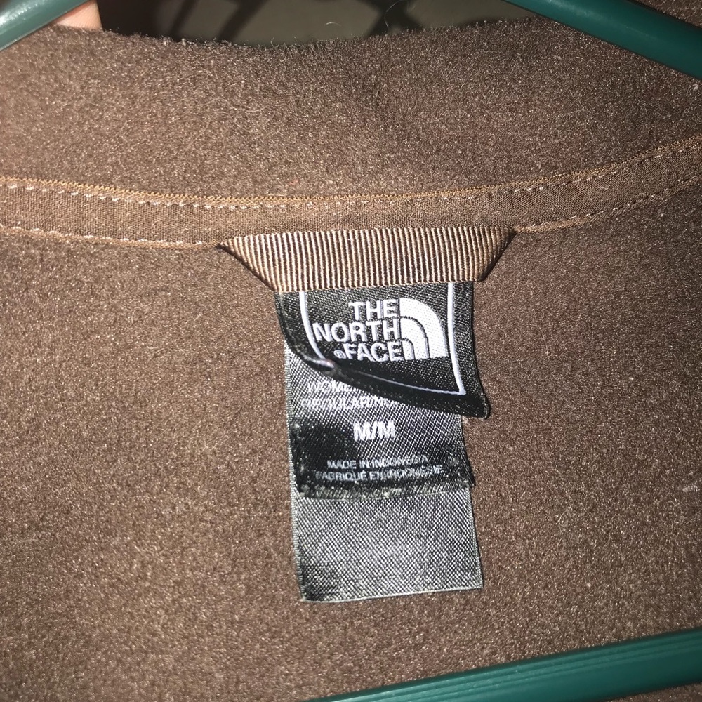 Brown The North Face Fleece Jacket - Picture 3 of 4